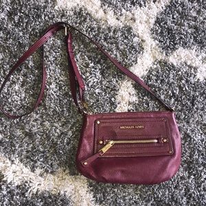Michael Kors Burgundy Cross Body